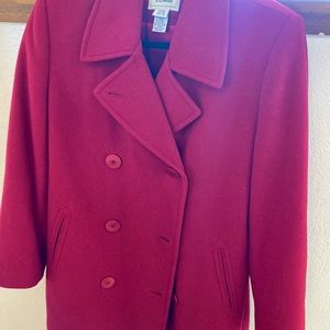Red LL BEAN Size 10 (Women’s) gorgeous Red Coat
